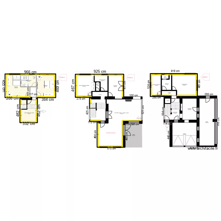 Dufour MODIFS. Plan de 