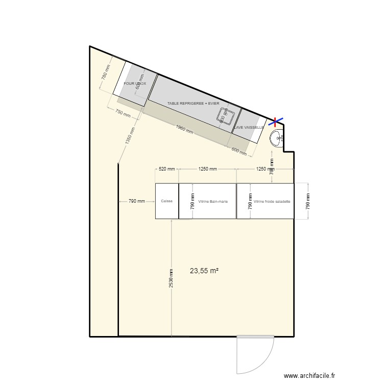 AREPEROS. Plan de 0 pièce et 0 m2