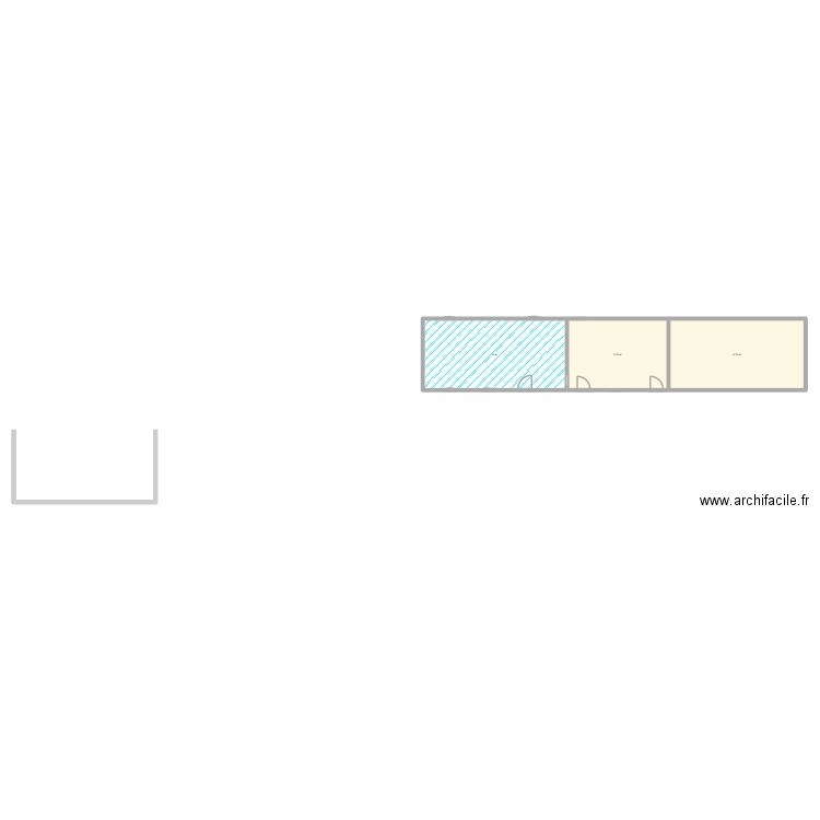 larcy 1. Plan de 3 pièces et 133 m2