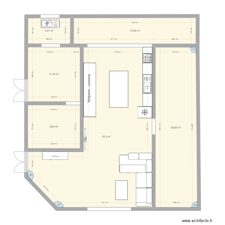 maison du bas. Plan de 0 pièce et 0 m2
