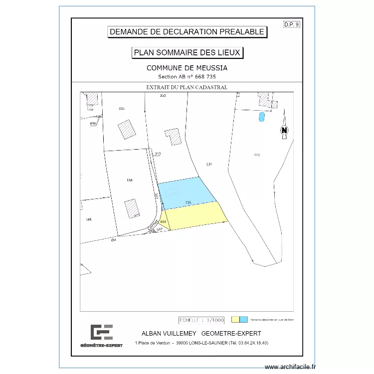 plan de masse. Plan de 