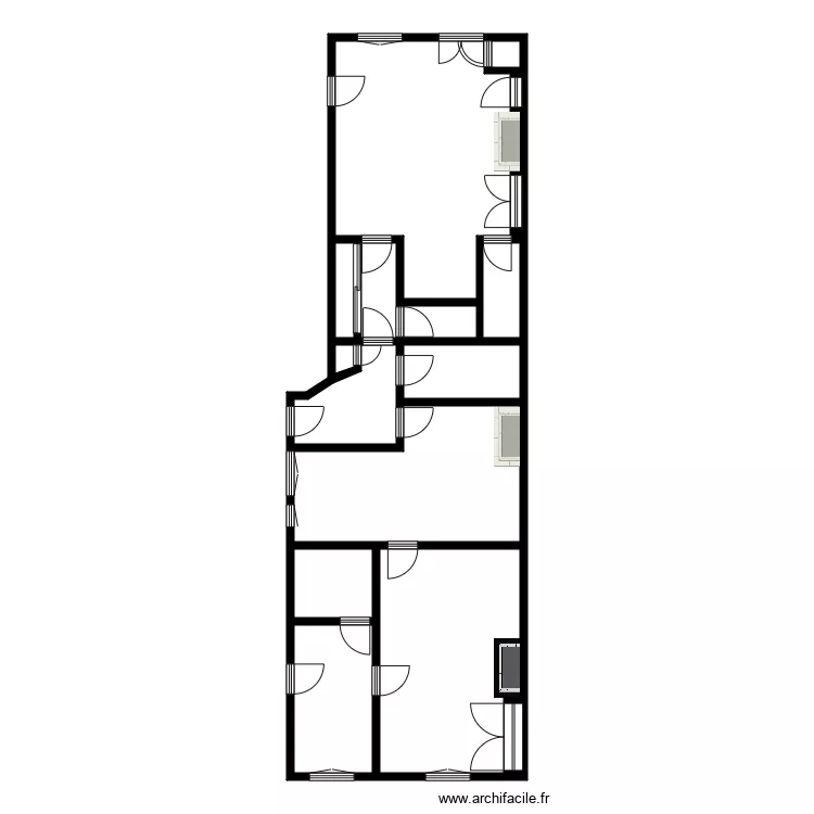 MEYER BLD. Plan de 14  et 98 m²