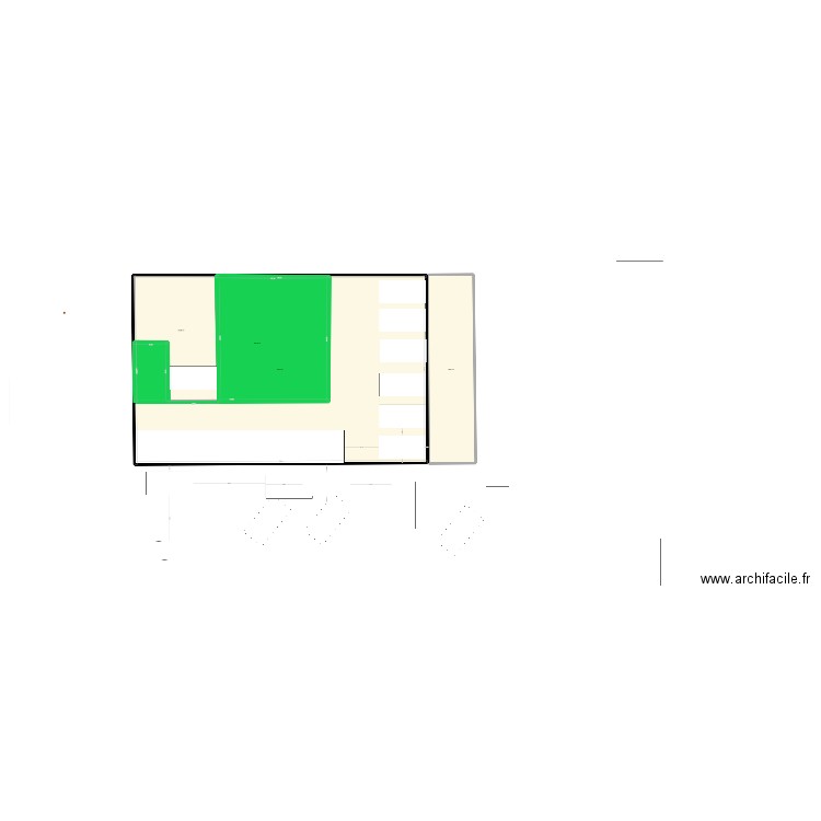 GAGNY PROJET AVEC TERRAIN V6. Plan de 4 pièces et 999 m2