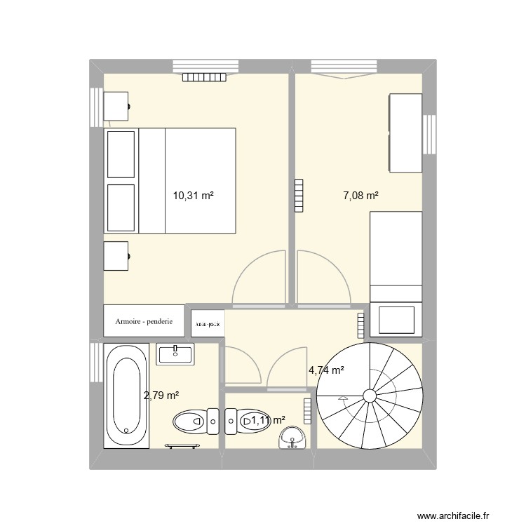 La grangette bas extension. Plan de 0 pièce et 0 m2