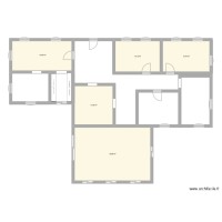 Plan maison en U