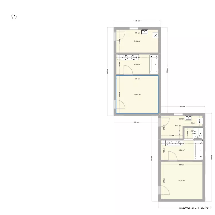 Brichard Plancenoit. Plan de 