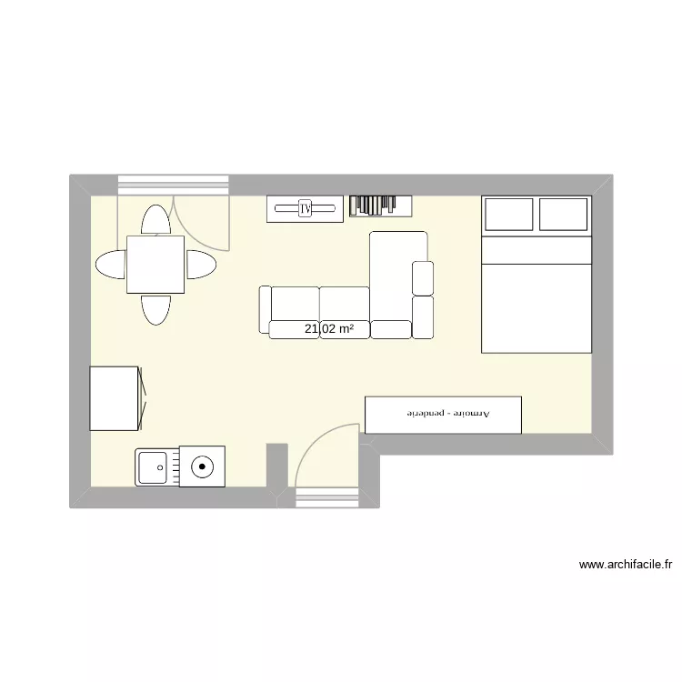 appartement. Plan de 