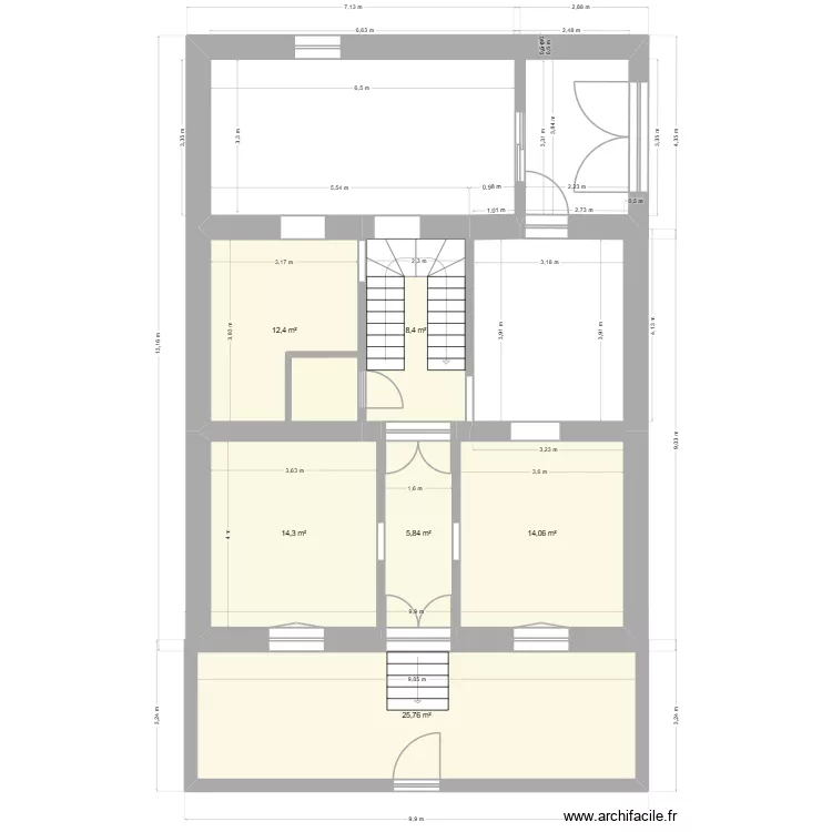 vallon. Plan de 6 et 81 m² vallon. Plan de 6 et 81 m²