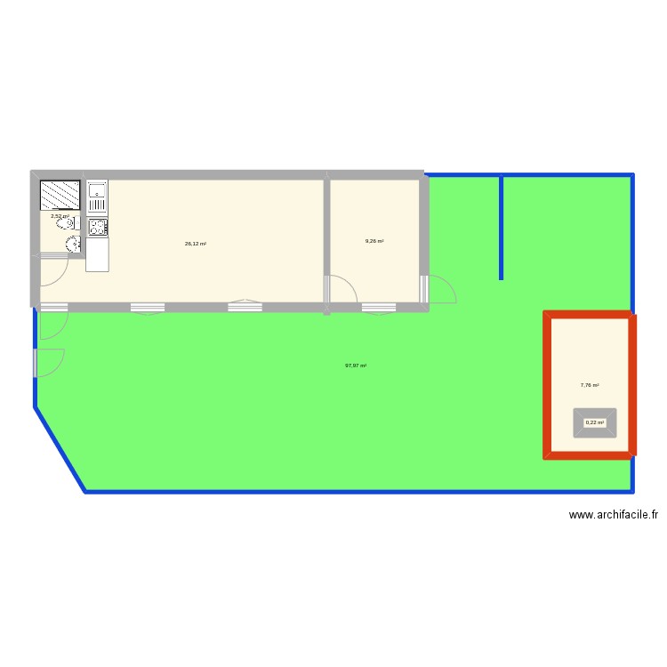 Bouba. Plan de 0 pièce et 0 m2
