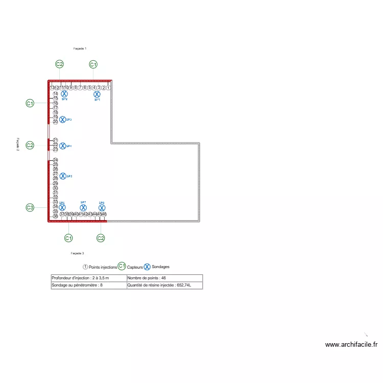 Lar&ccedil;on. Plan de 