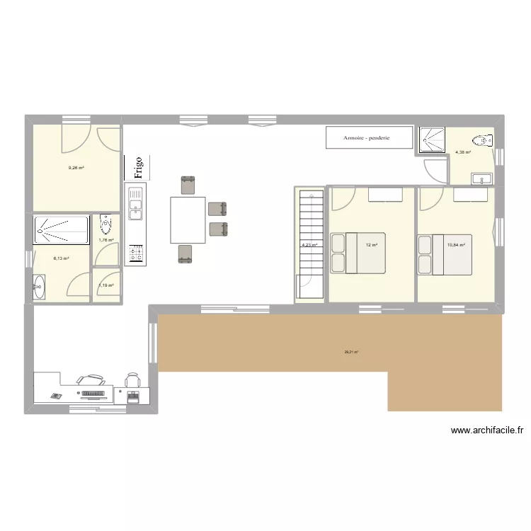 l'albenqué 1. Plan de 8 et 50 m² l'albenqué 1. Plan de 8 et 50 m²