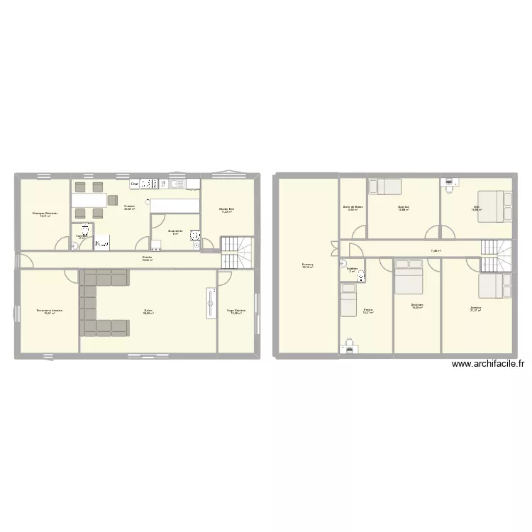 Oakstreet. Plan de 18  et 271 m²