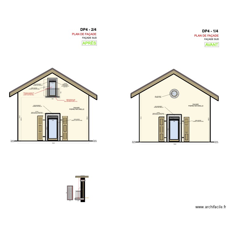 CHM - TOIT TERRASSE. Plan de 10 pièces et 107 m2