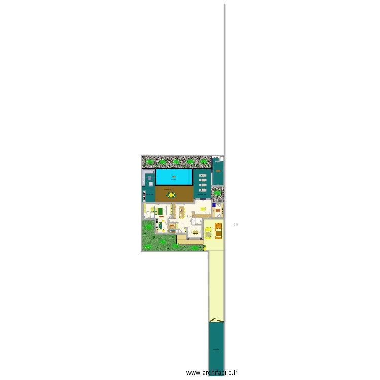 prefailles etages 8. Plan de 15 pièces et 264 m2