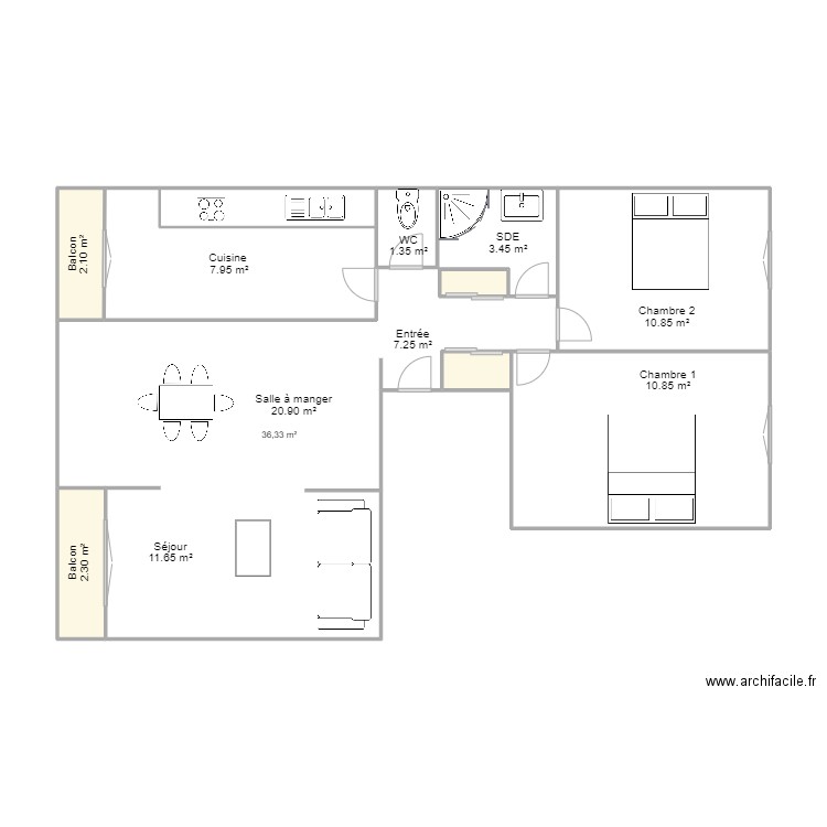 simoen. Plan de 0 pièce et 0 m2