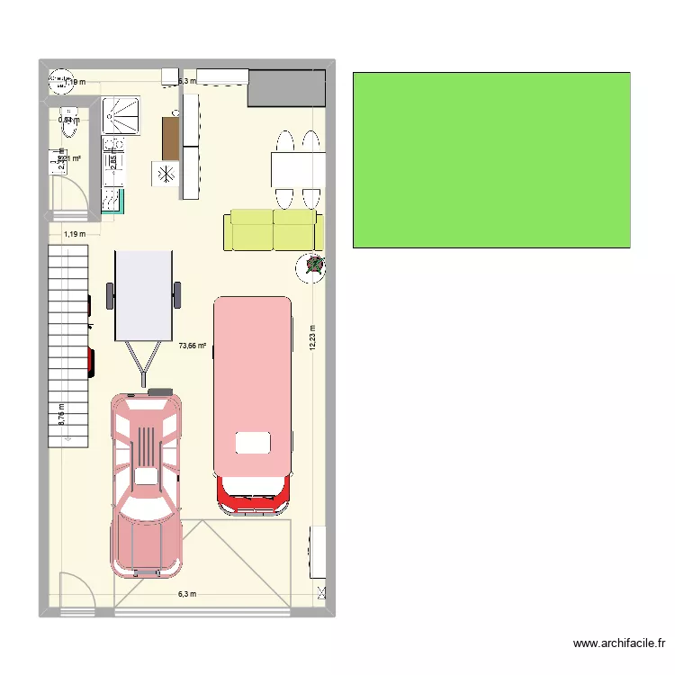 Cr_EnJacca. Plan de 2 et 76 m² Cr_EnJacca. Plan de 2 et 76 m²