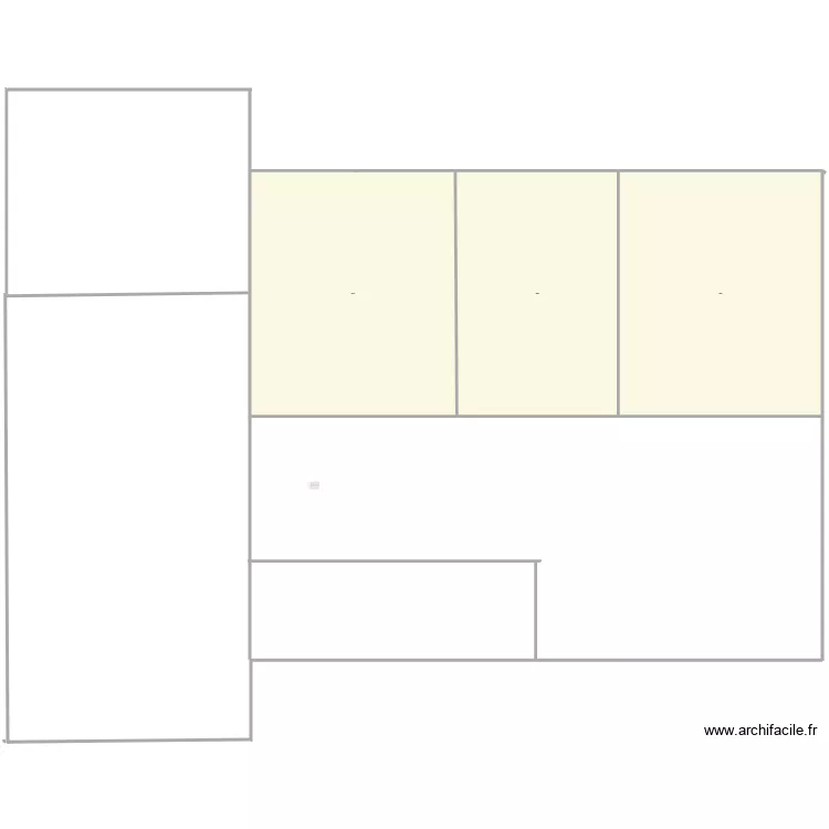 rez chausse. Plan de 3  et 8397 m²