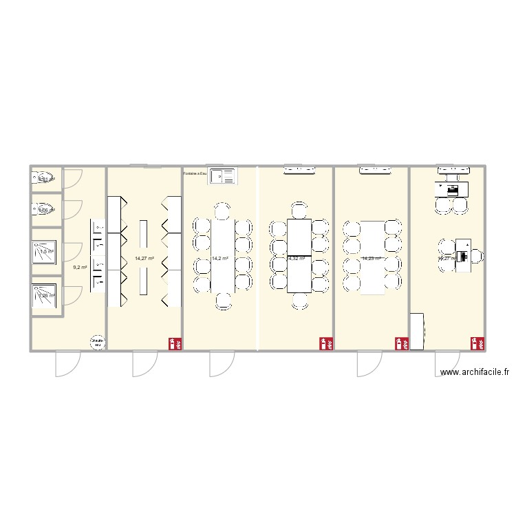 DEMCY CHANTIER SAINT REMY 71100. Plan de 10 pièces et 85 m2