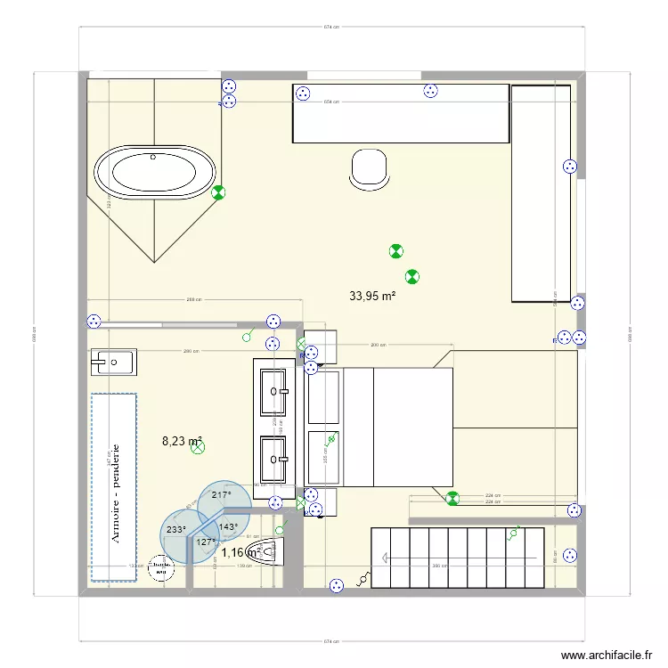 Etage Poussin Carantec 3. Plan de 