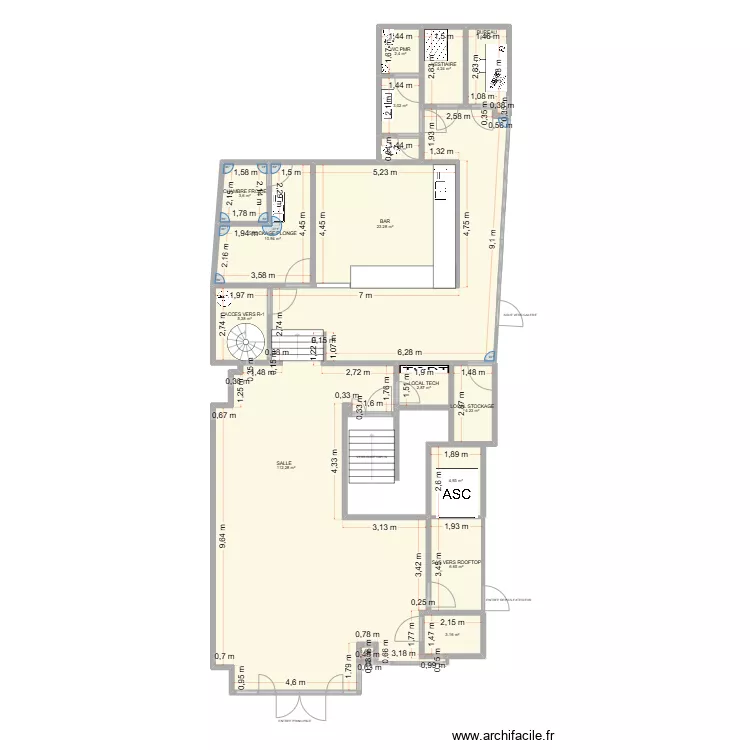 SUNSET RDC AMENAGEMENT. Plan de 