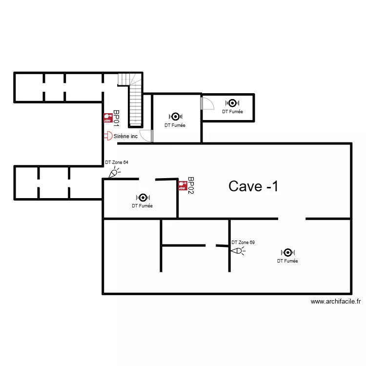 Cph Cave. Plan de 