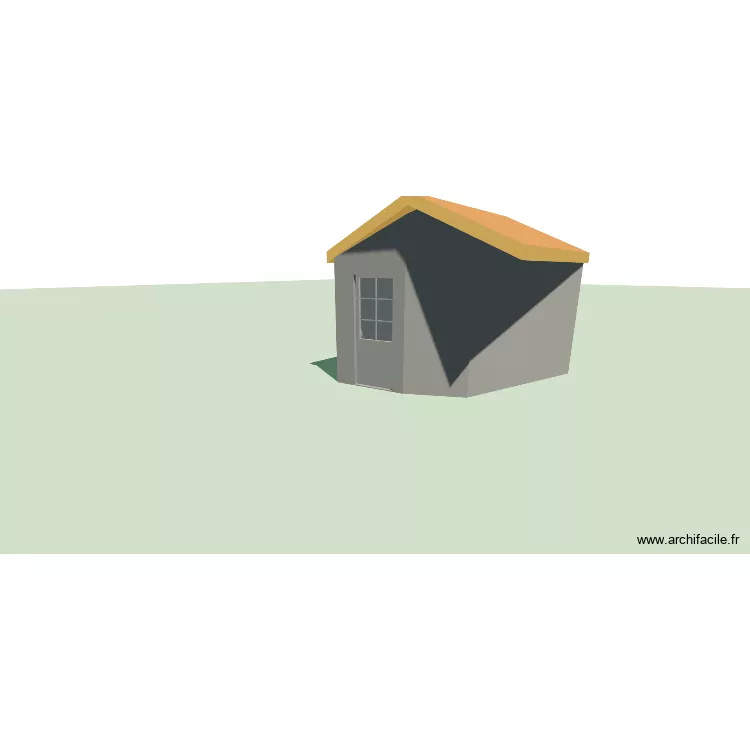 abri jardin. Plan de 1 et 7 m² abri jardin. Plan de 1 et 7 m²