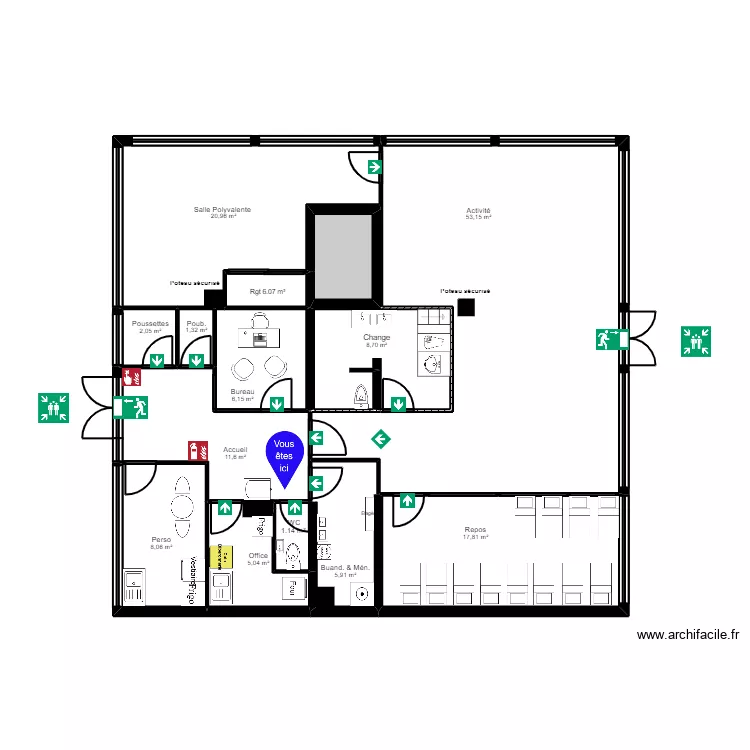 92 PUTEAUX projet_Evac new. Plan de 92 PUTEAUX projet_Evac new. Plan de