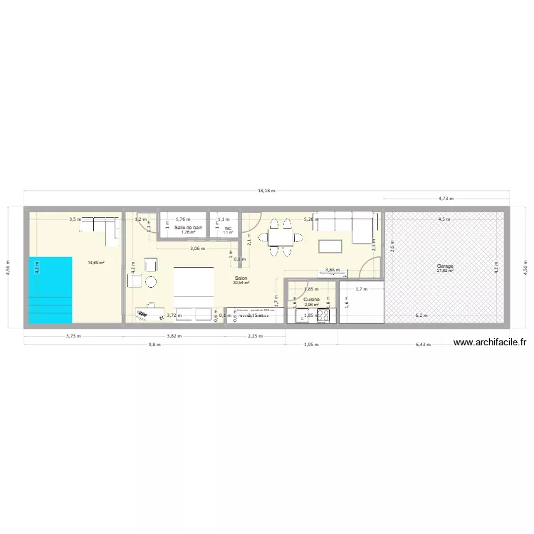 appartement 3. Plan de 6 et 73 m² appartement 3. Plan de 6 et 73 m²