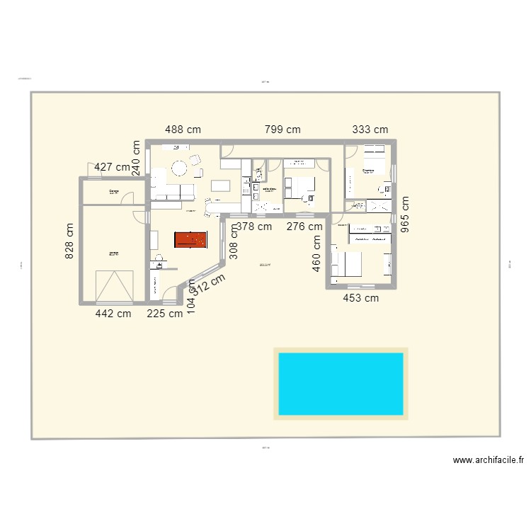 plan roussillon 2023 3 chambre modifi 5. Plan de 9 pièces et 138 m2