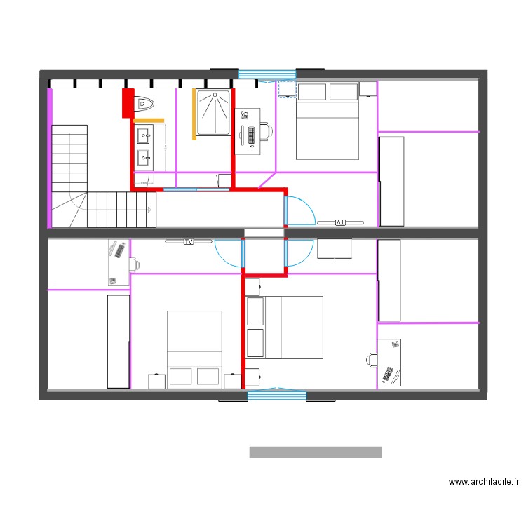 Davayat  1er Étage. Plan de 0 pièce et 0 m2
