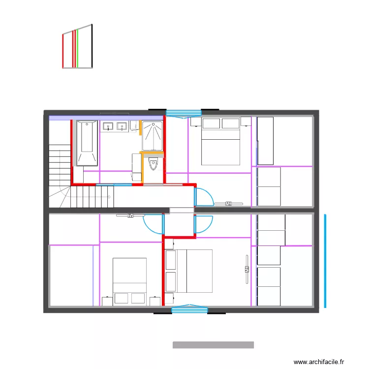 Davayat  1er &Eacute;tage. Plan de 