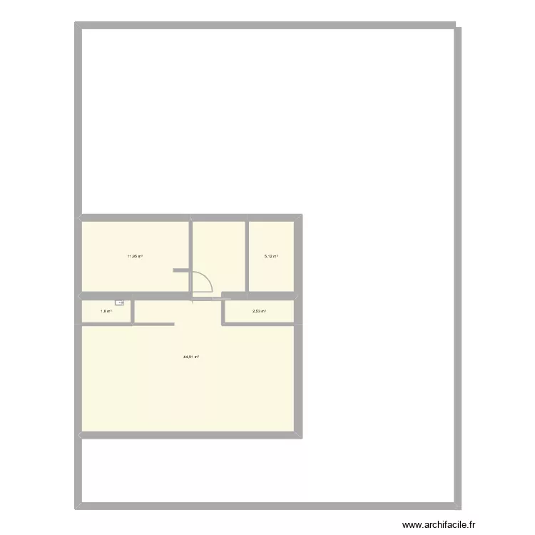 test2. Plan de 5  et 66 m²