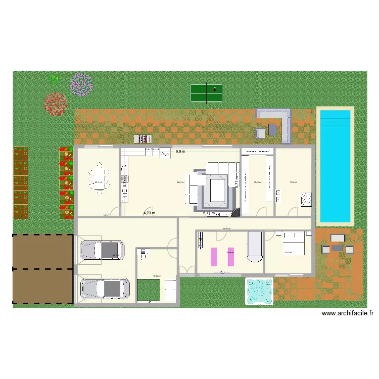 plan maison de reve Anae n°5. Plan de plan maison de reve Anae n°5. Plan de