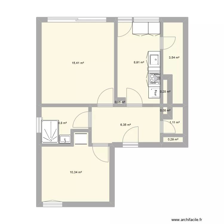 22DALLOZ. Plan de 11  et 50 m²