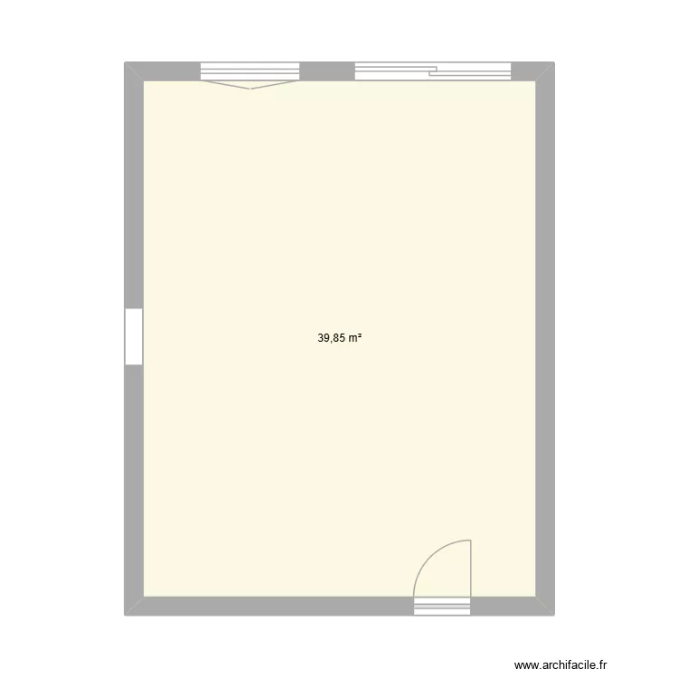 piece principale. Plan de 1 et 40 m² piece principale. Plan de 1 et 40 m²
