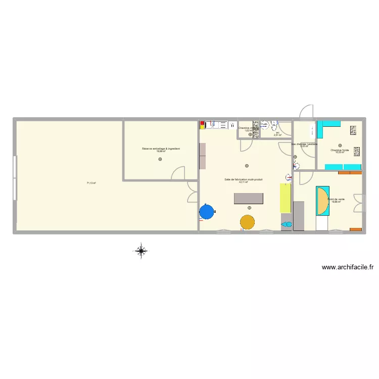 EARL DE LA MARNOISE plan 3. Plan de 8 et 172 m² EARL DE LA MARNOISE plan 3. Plan de 8 et 172 m²