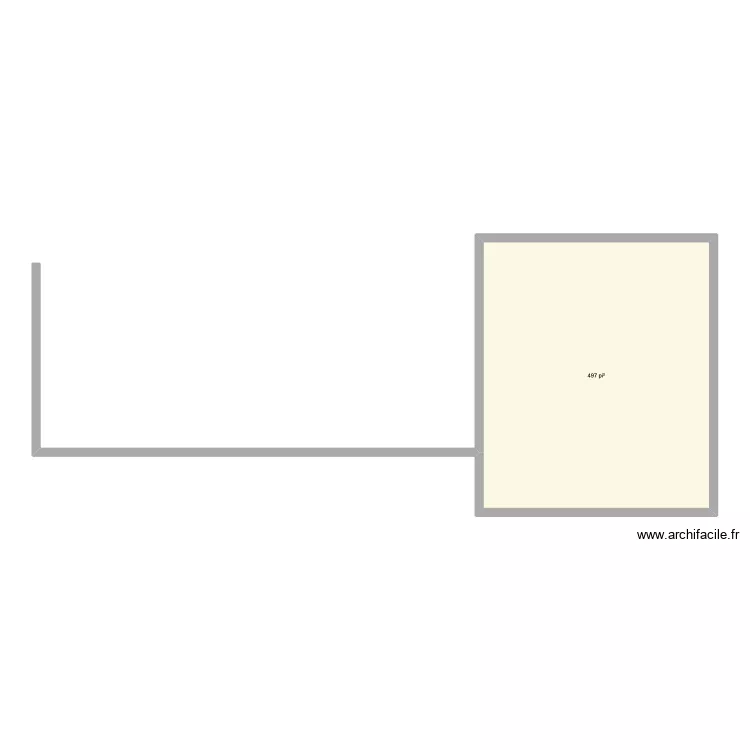 Maison 2.0. Plan de 1  et 46 m²