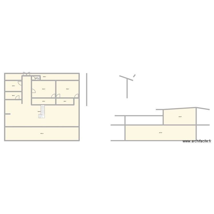 444. Plan de 12 pièces et 288 m2