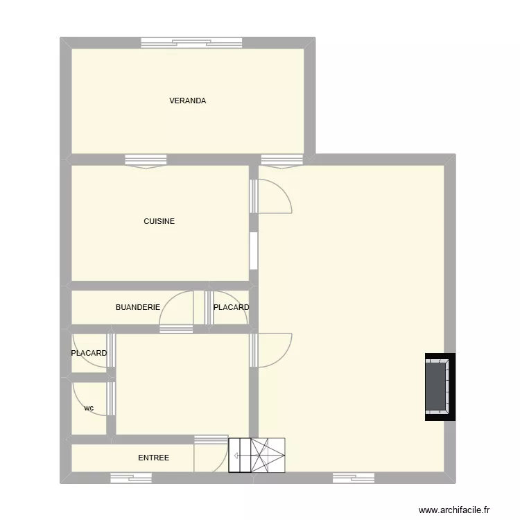 PLAN MAISON. Plan de 7 Pièces et 73 m² PLAN MAISON. Plan de 7 Pièces et 73 m²