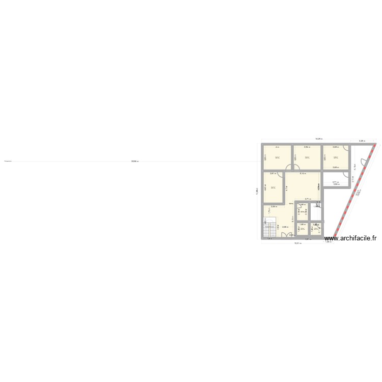plan 167 m2. Plan de 0 pièce et 0 m2