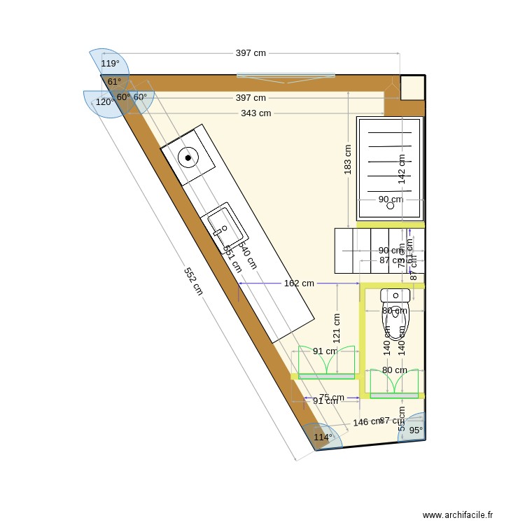 Salle de bain 2. Plan de 0 pièce et 0 m2
