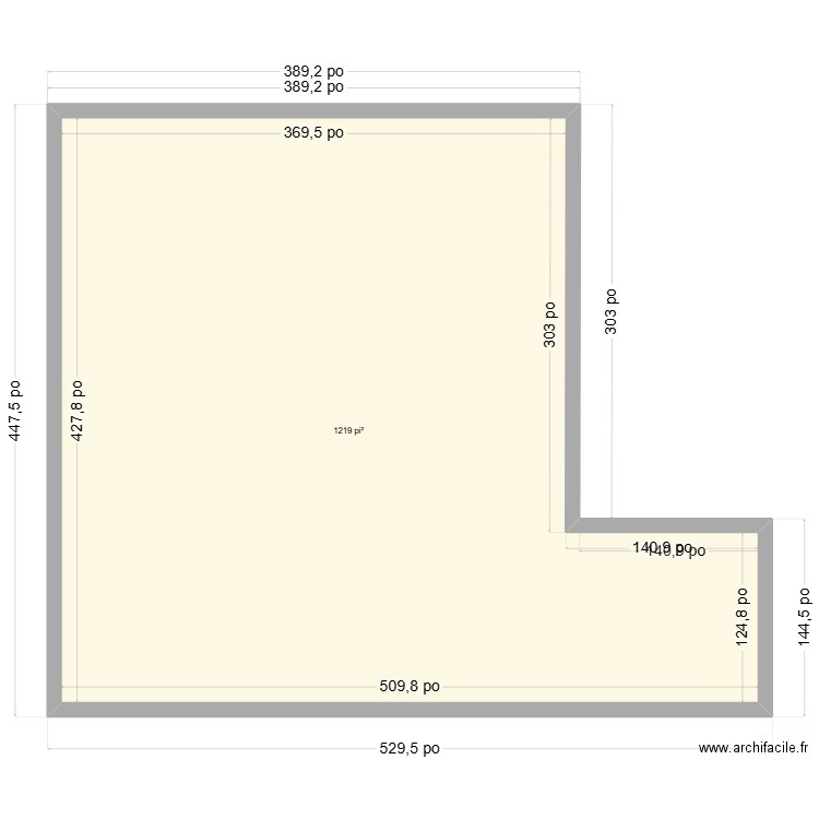 maryann joubert. Plan de 1 pièce et 113 m2