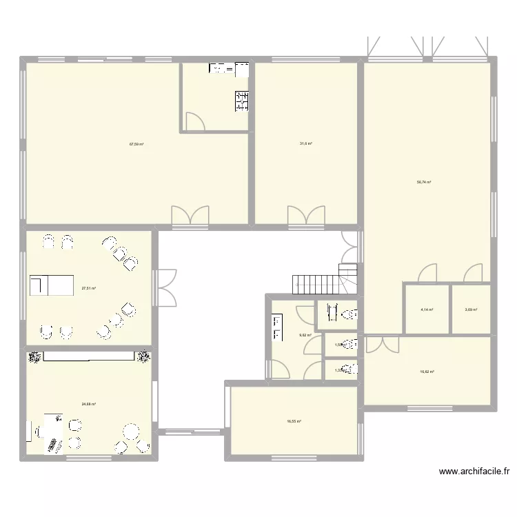 Funérarium. Plan de 12 et 262 m² Funérarium. Plan de 12 et 262 m²