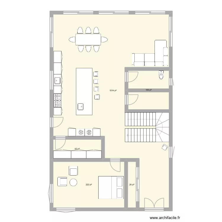Futur maison. Plan de 