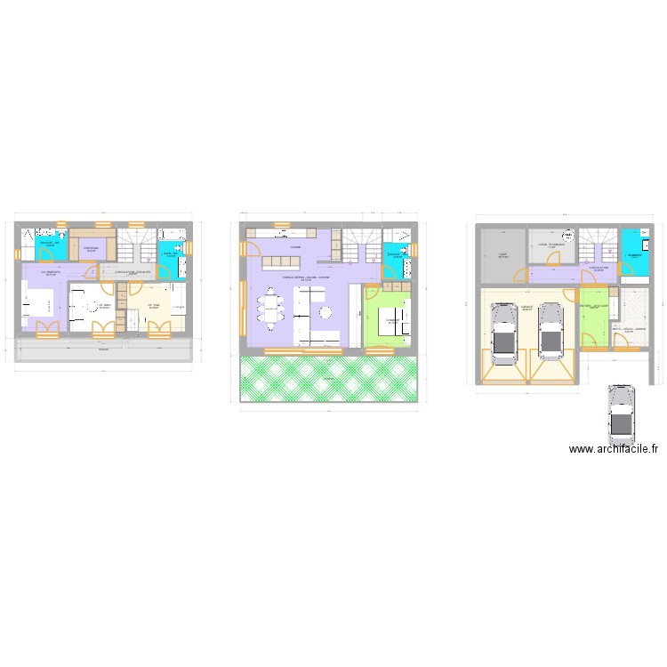 Villa GREG-GéGé 2025 V24. Plan de 18 pièces et 278 m2