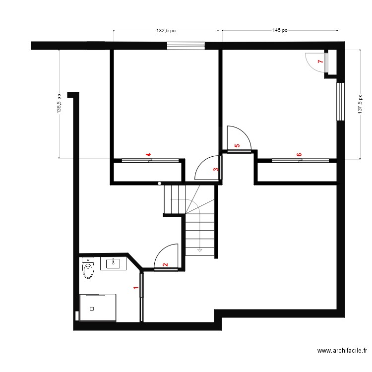 simard Finition. Plan de 0 pièce et 0 m2