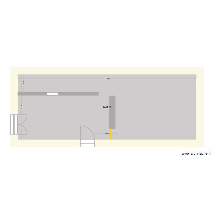 locatif bouillé. Plan de 1 Pièce et 60 m² locatif bouillé. Plan de 1 Pièce et 60 m²
