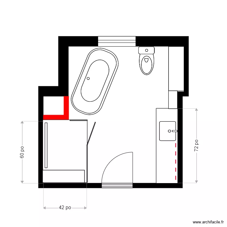Lefr. Clo sdb 2. Plan de 