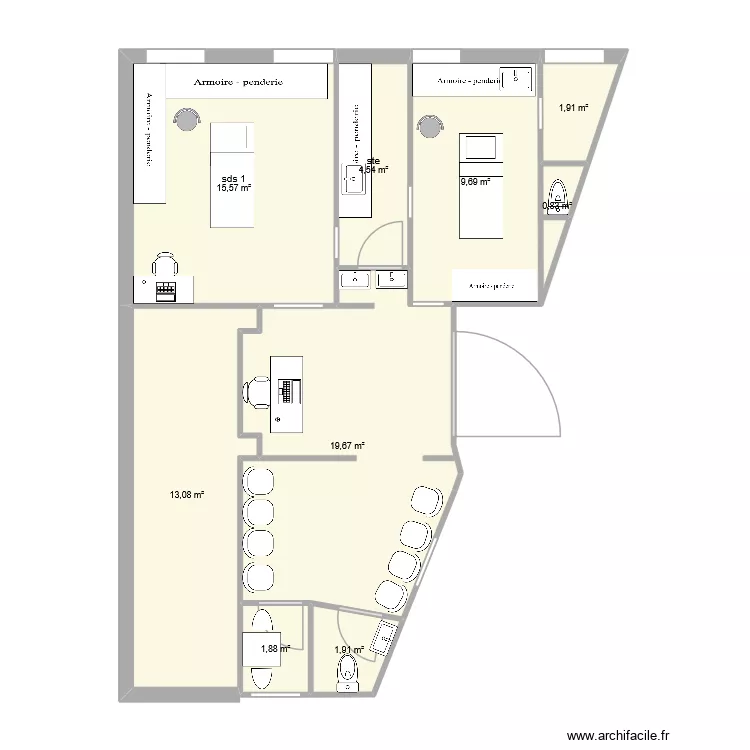 cab vide. Plan de cab vide. Plan de