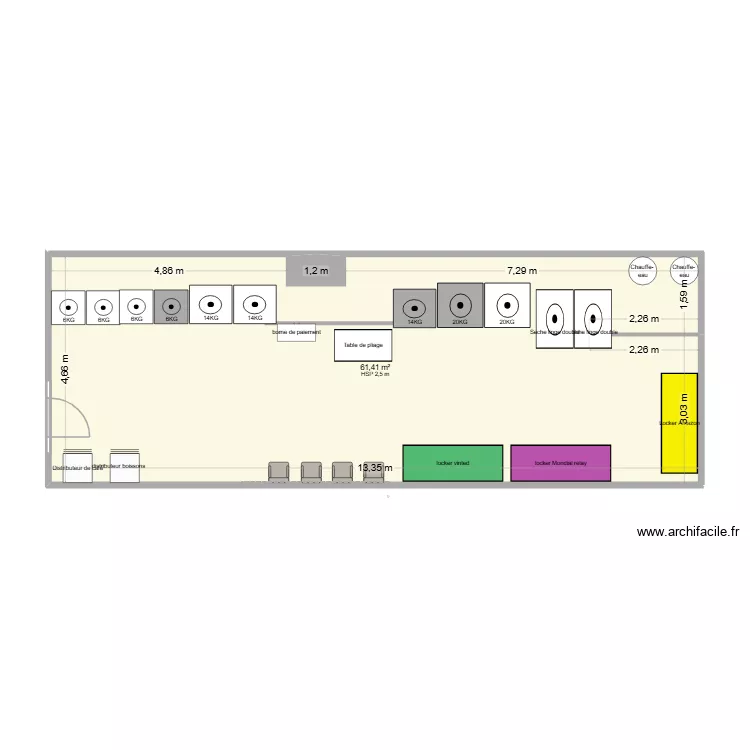 Plan amiraute DANUBE. Plan de 1 Pièce et 61 m² Plan amiraute DANUBE. Plan de 1 Pièce et 61 m²